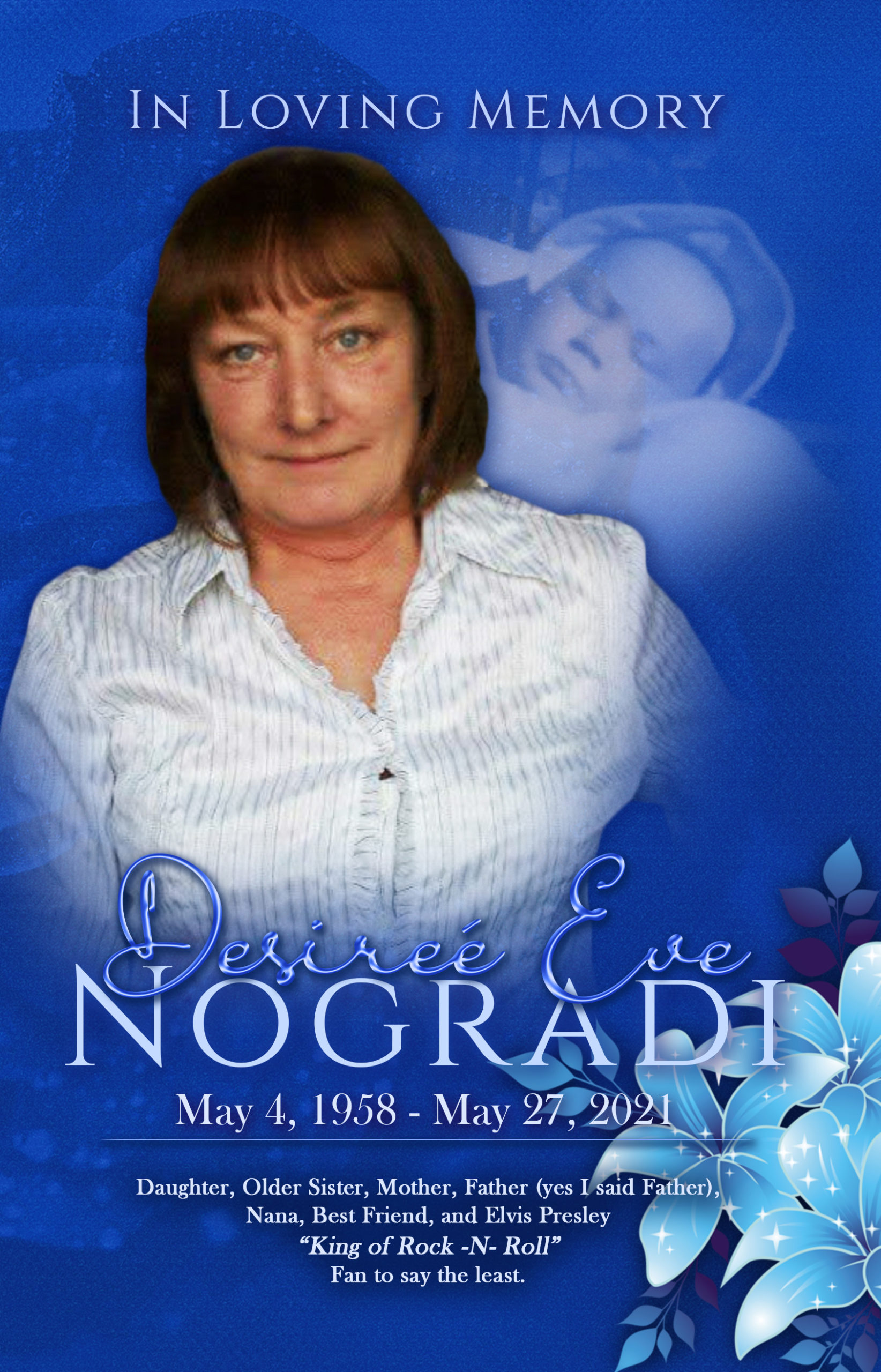 Desiree Eve Nogradi 1958-2021