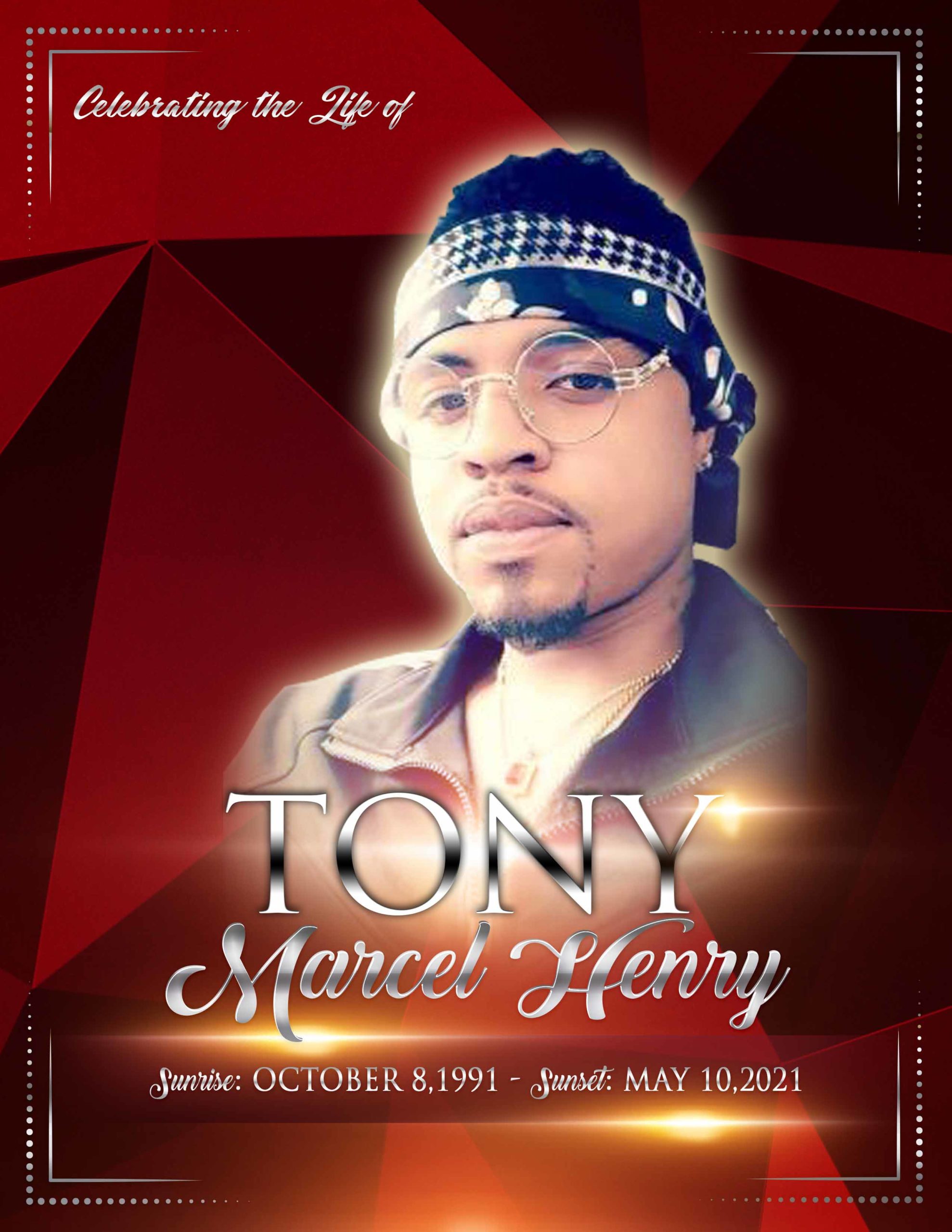 Tony Marcel Henry 1991 – 2021