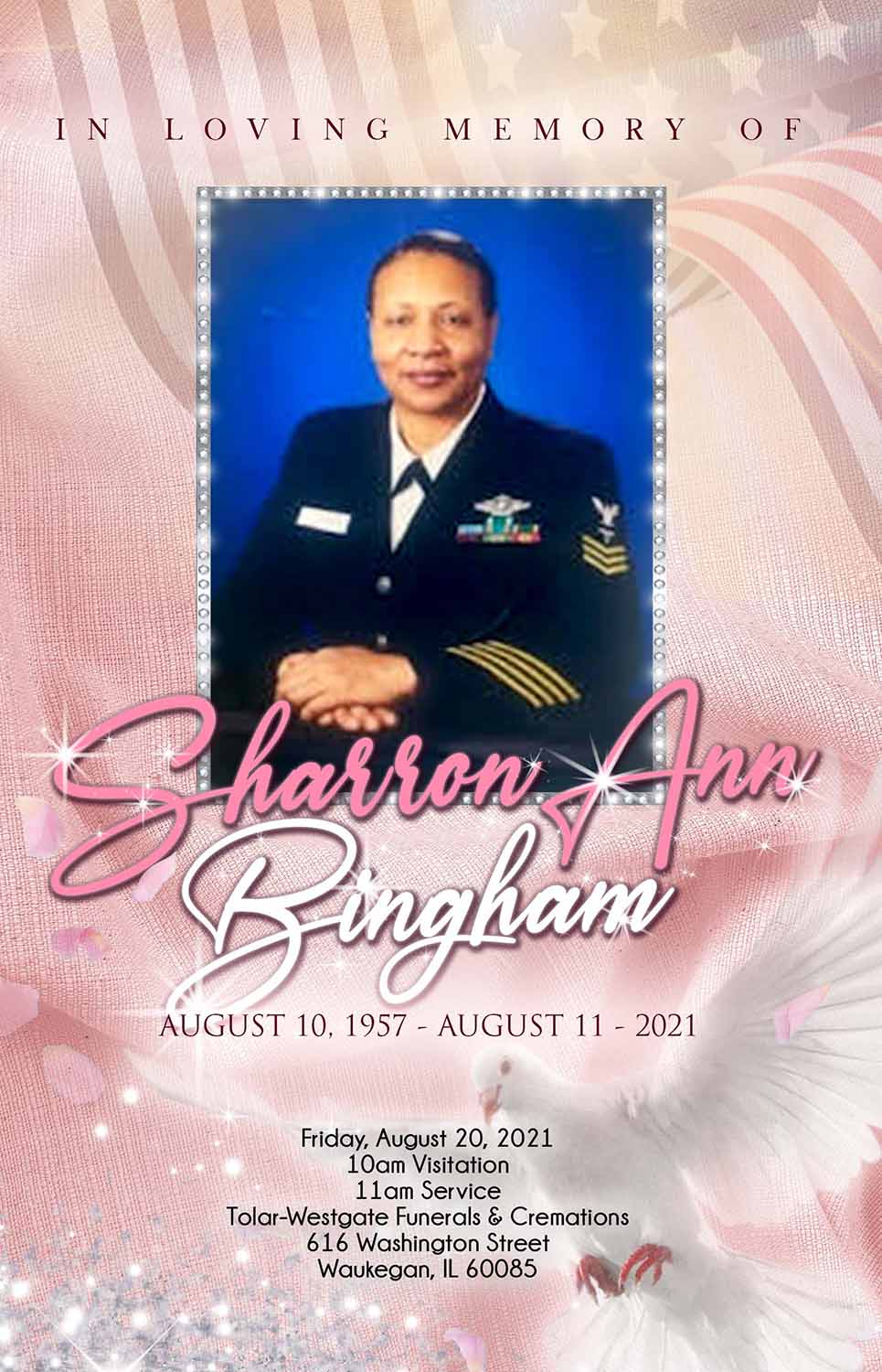 Sharron Ann Bingham 1957-2021