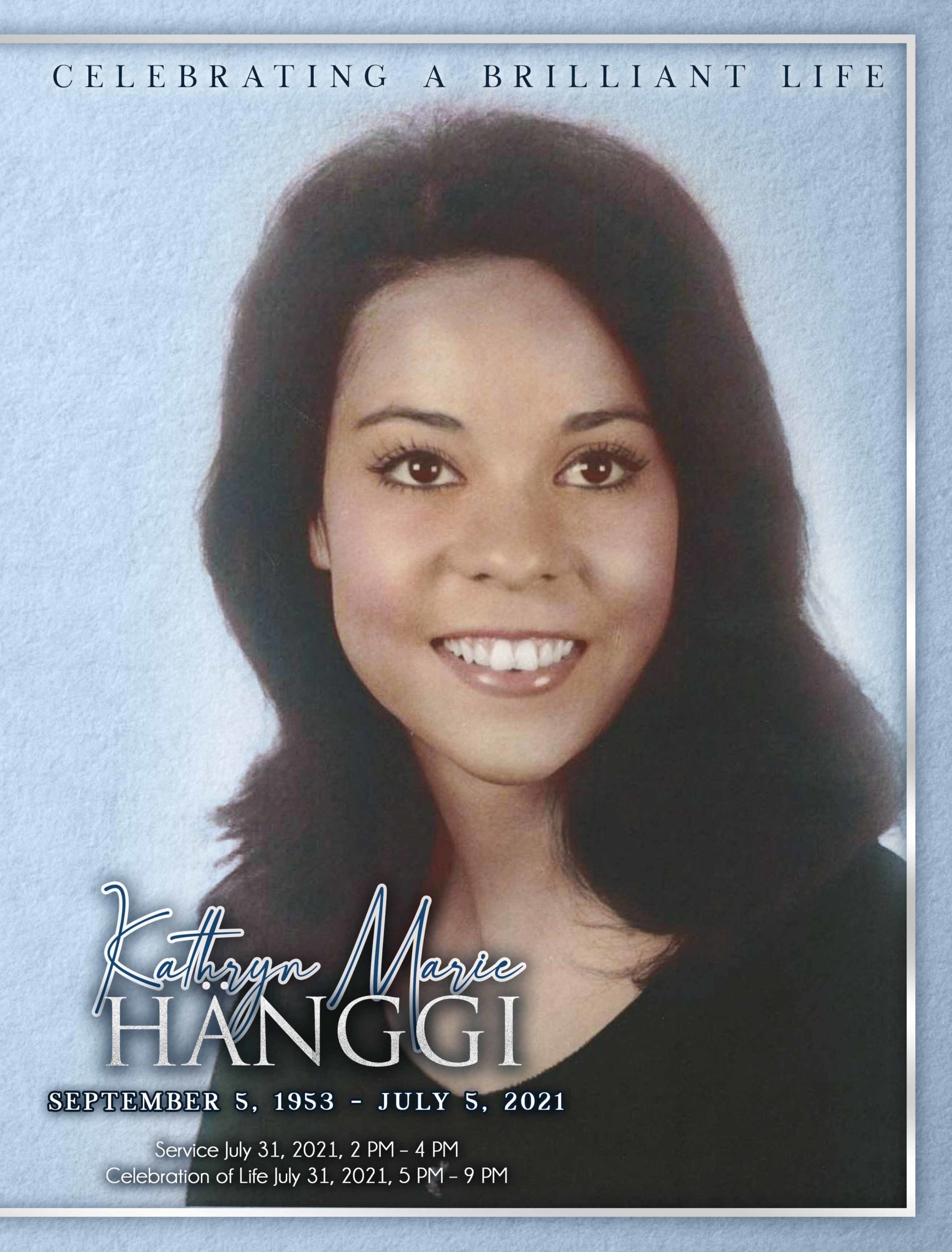 Kathryn Marie Hanggi 1953 – 2021