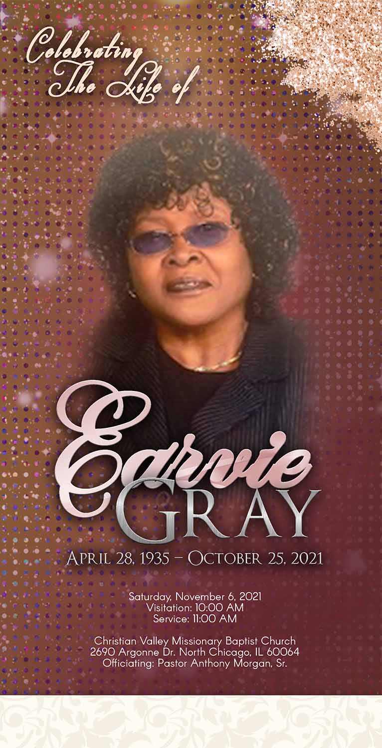 Earvie Gray 1935-2021