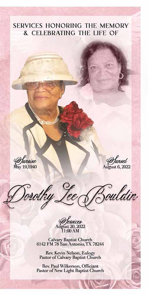 Dorothy Lee Bouldin 1940 – 2022