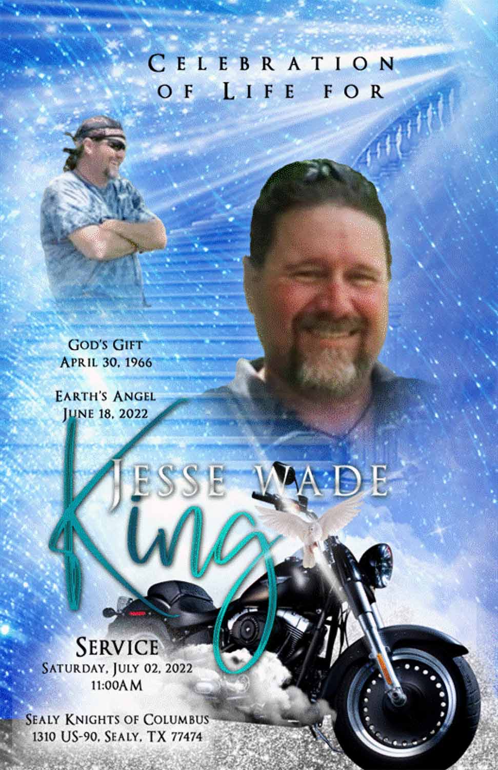 Jesse Wade King 1966 – 2022