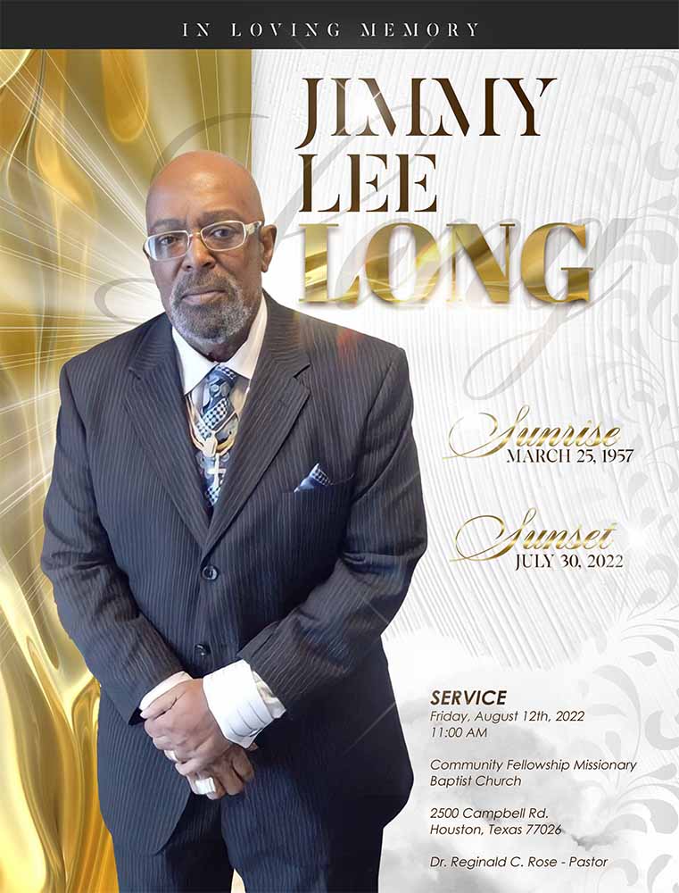 Jimmy Lee Long 1957 – 2022