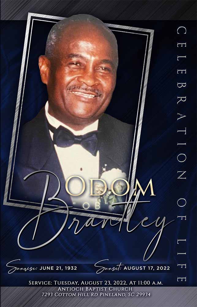 Odom Brantley 1932 – 2022