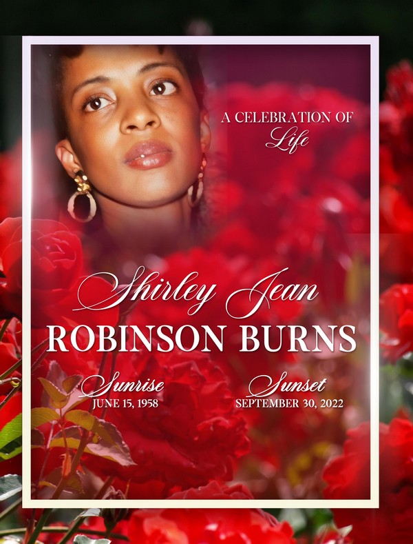 Shirley Jean Robinson Burns 1958 – 2022