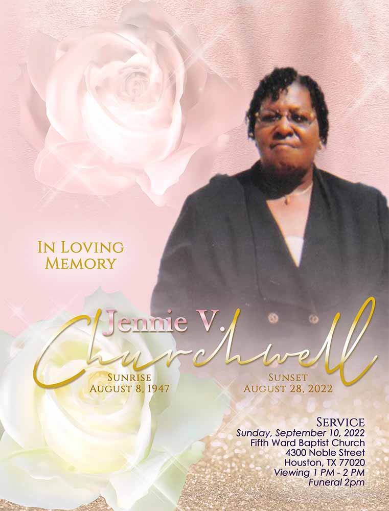 Jennie V. Churchwell 1947 – 2022