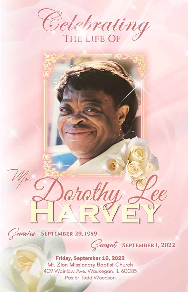 Dorothy Lee Harvey 1959 – 2022