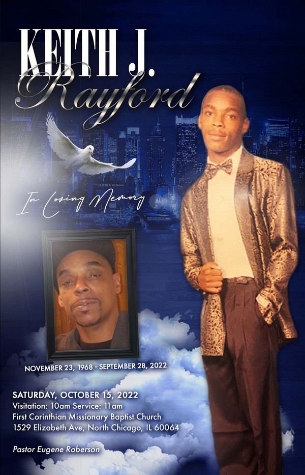 Keith Rayford 1968 – 2022