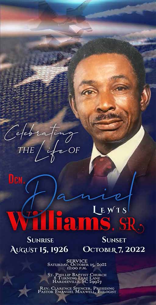 Daniel Lewis William, Sr. 1926 – 2022