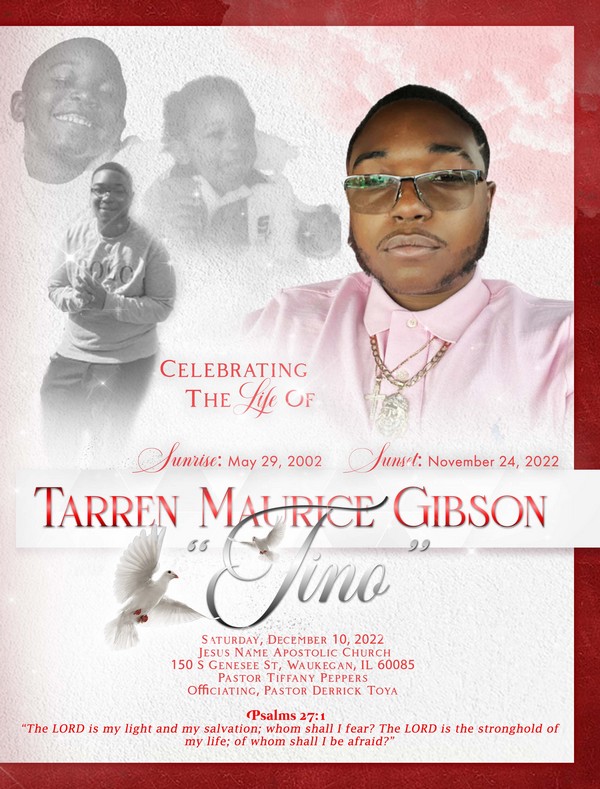 Tarren Maurice Gibson 2002 – 2022