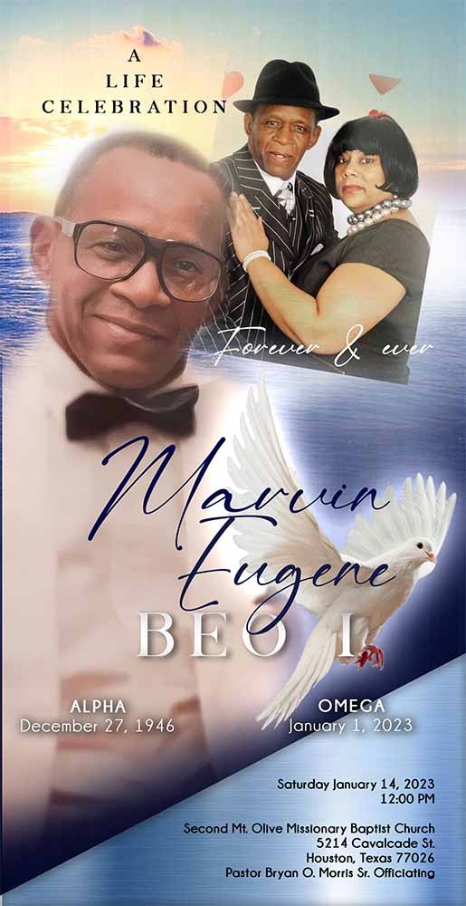 Marvin Eugene Beo 1946 – 2023