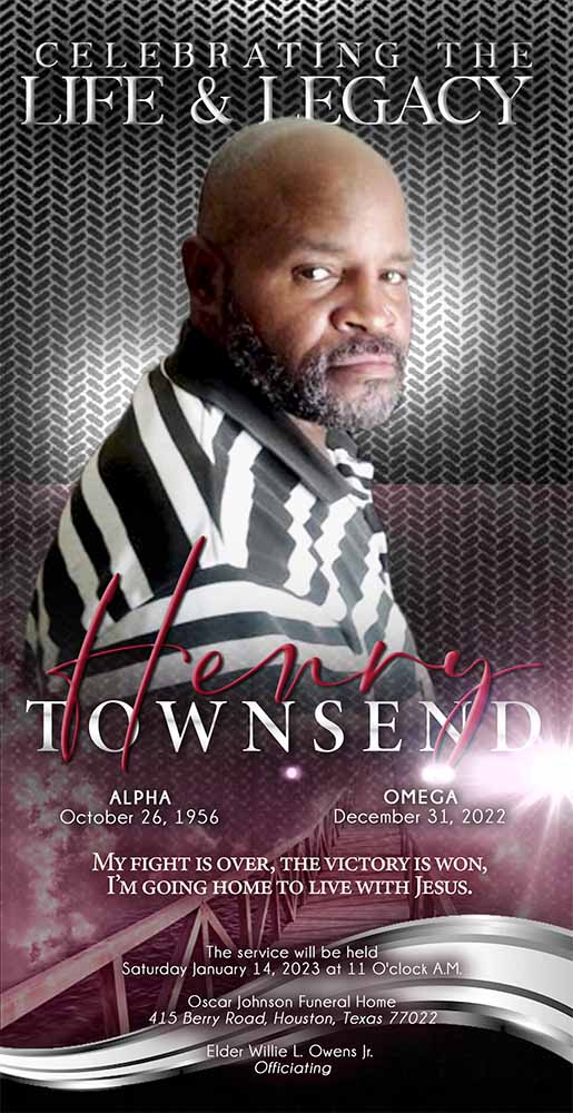 Henry Townsend 1956 – 2022